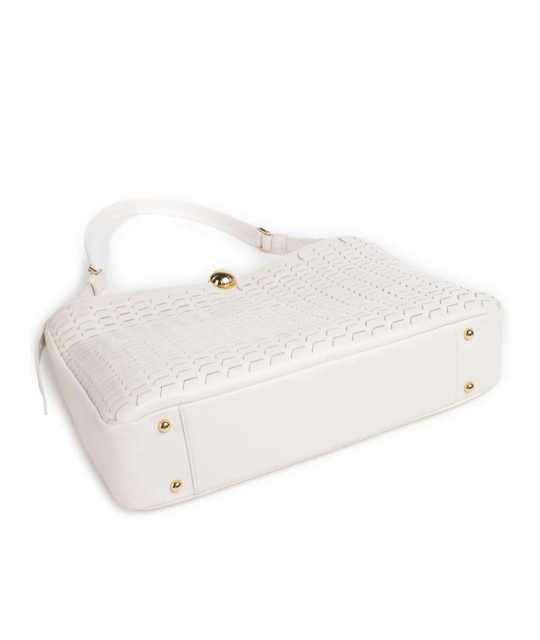 FURLA Белая кожаная сумка через плечо, фото 4