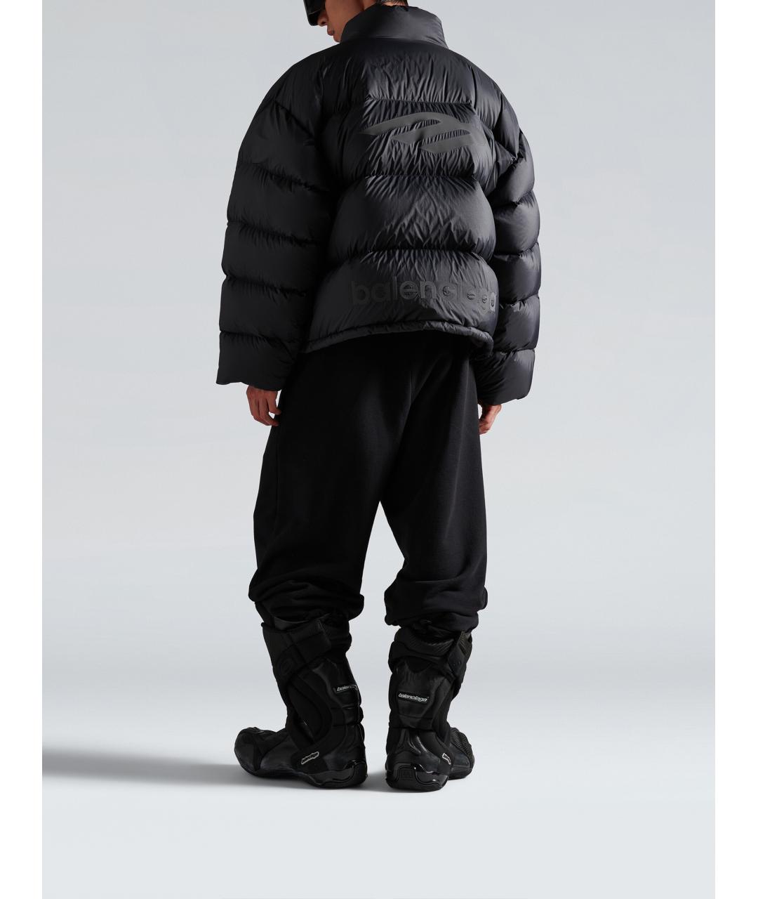 BALENCIAGA Черная полиамидовая куртка, фото 3