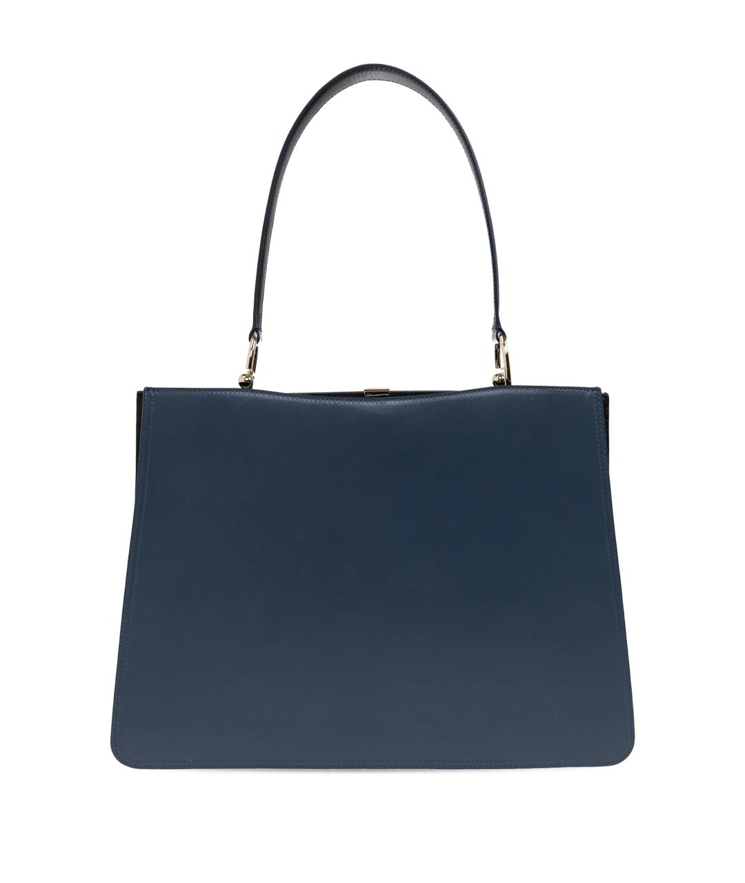 FURLA Синяя кожаная сумка тоут, фото 3