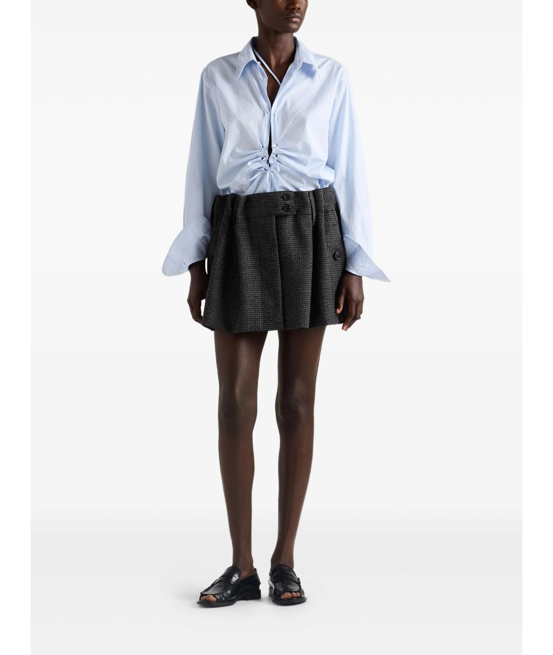 PRADA Синяя хлопковая рубашка, фото 2