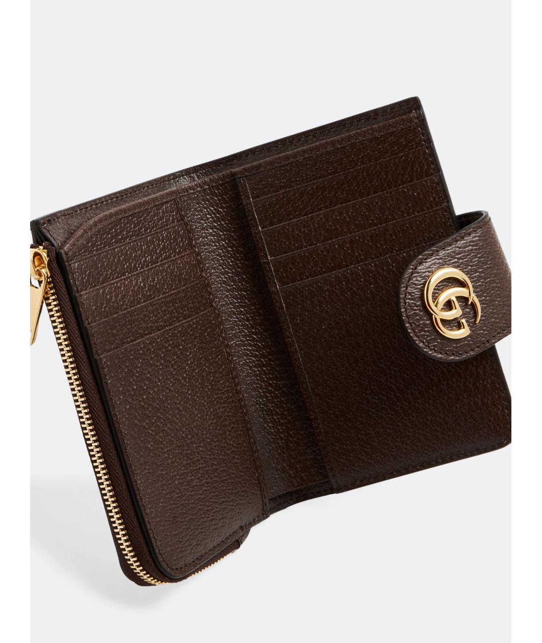 GUCCI Коричневый кошелек, фото 4