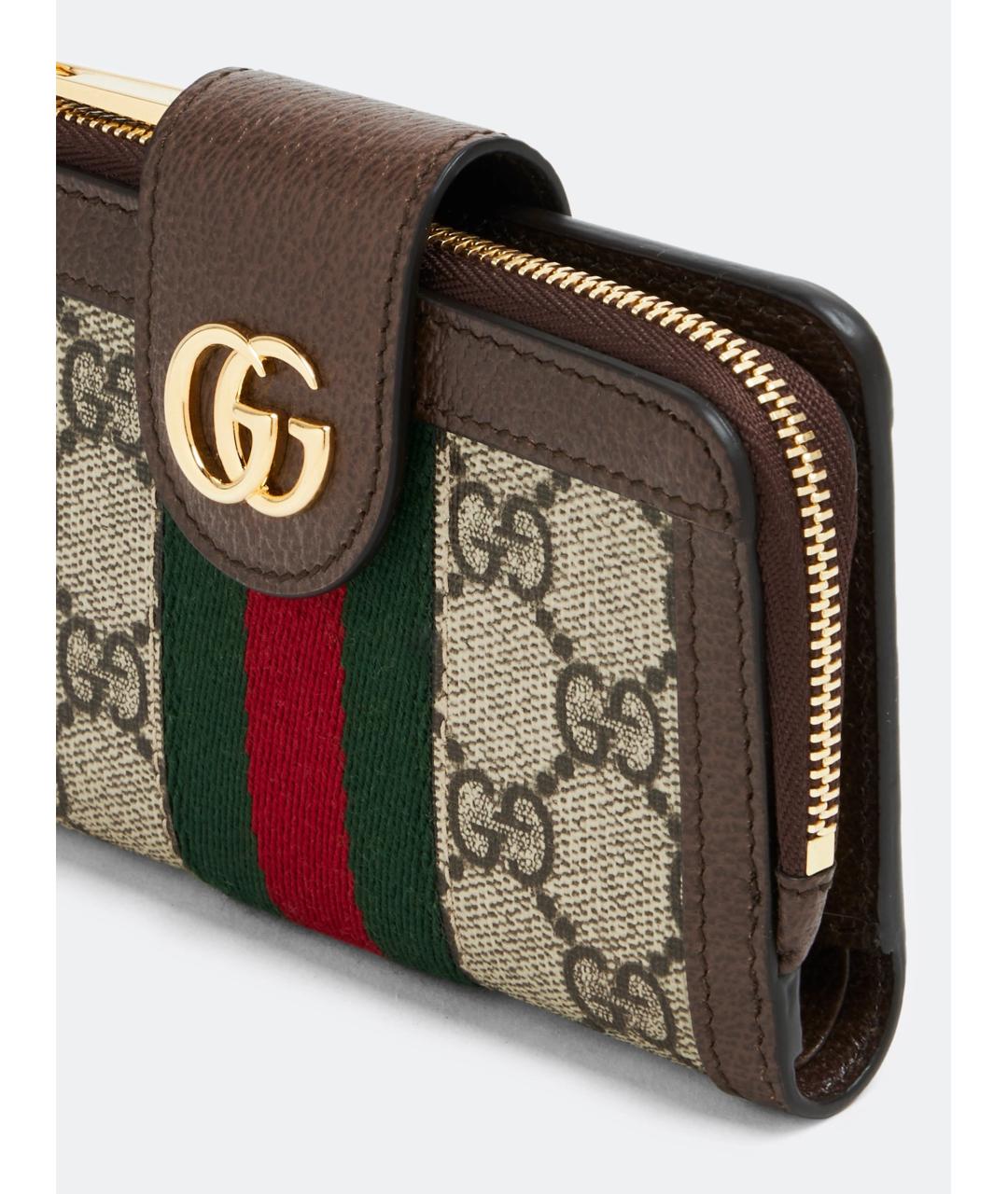 GUCCI Коричневый кошелек, фото 3