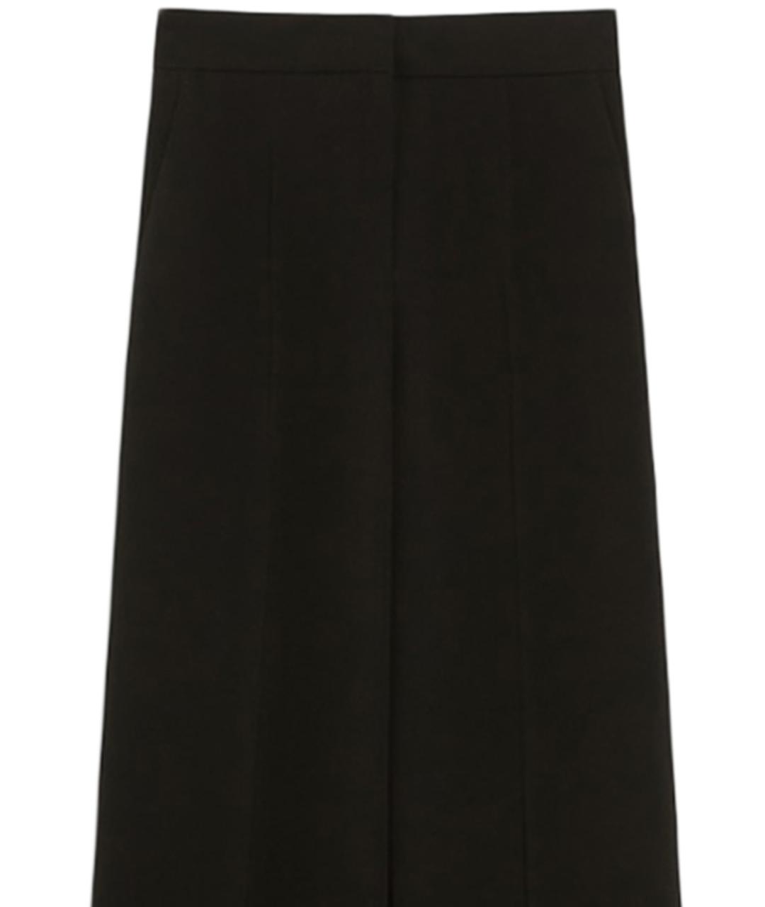 MAX MARA Черные ацетатные прямые брюки, фото 3