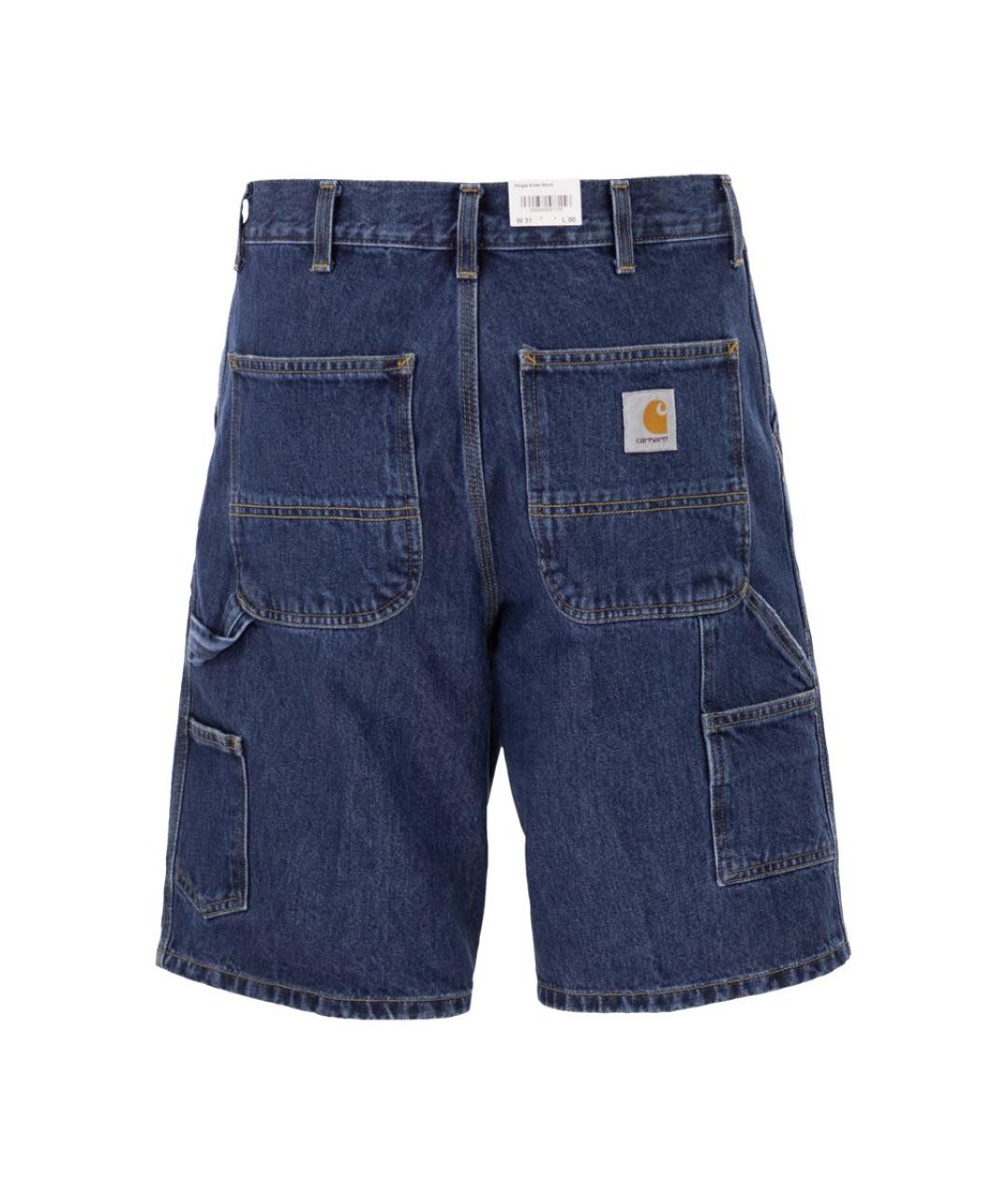 CARHARTT WIP Синие хлопковые шорты, фото 2