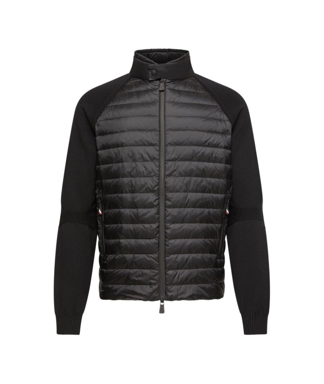 MONCLER GRENOBLE Черный полиамидовый кардиган, фото 1