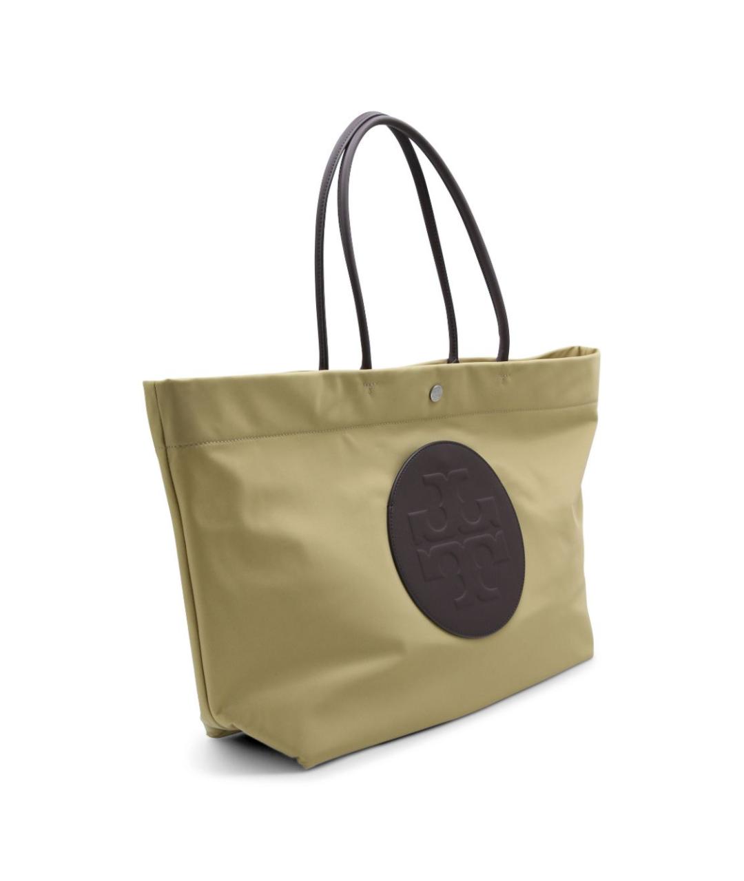 TORY BURCH Зеленая синтетическая сумка тоут, фото 2