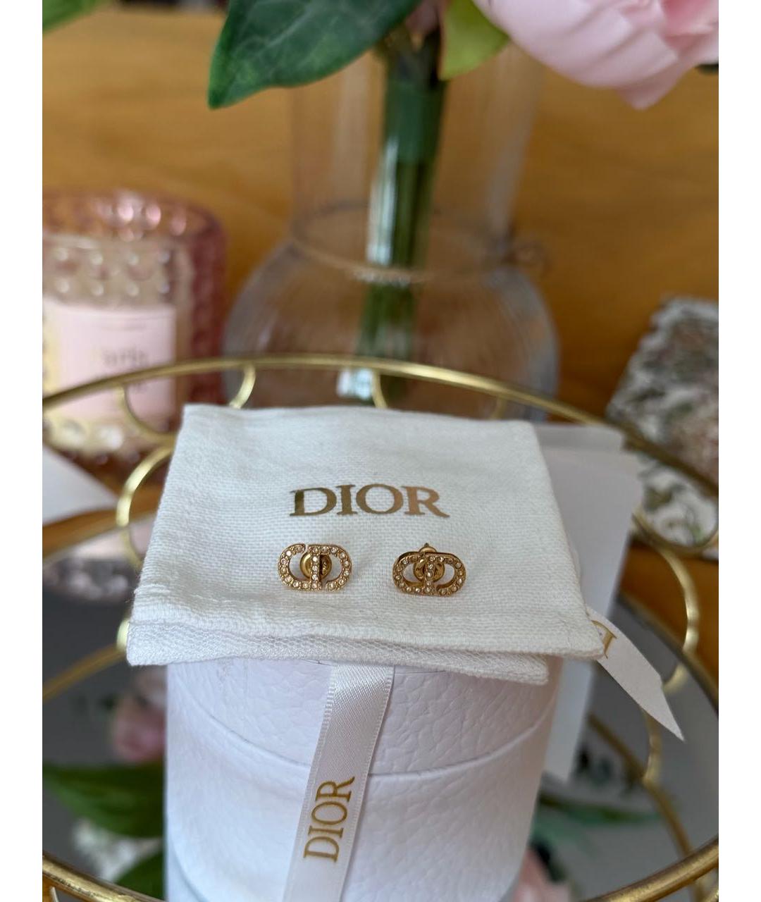 CHRISTIAN DIOR Золотые серьги, фото 3