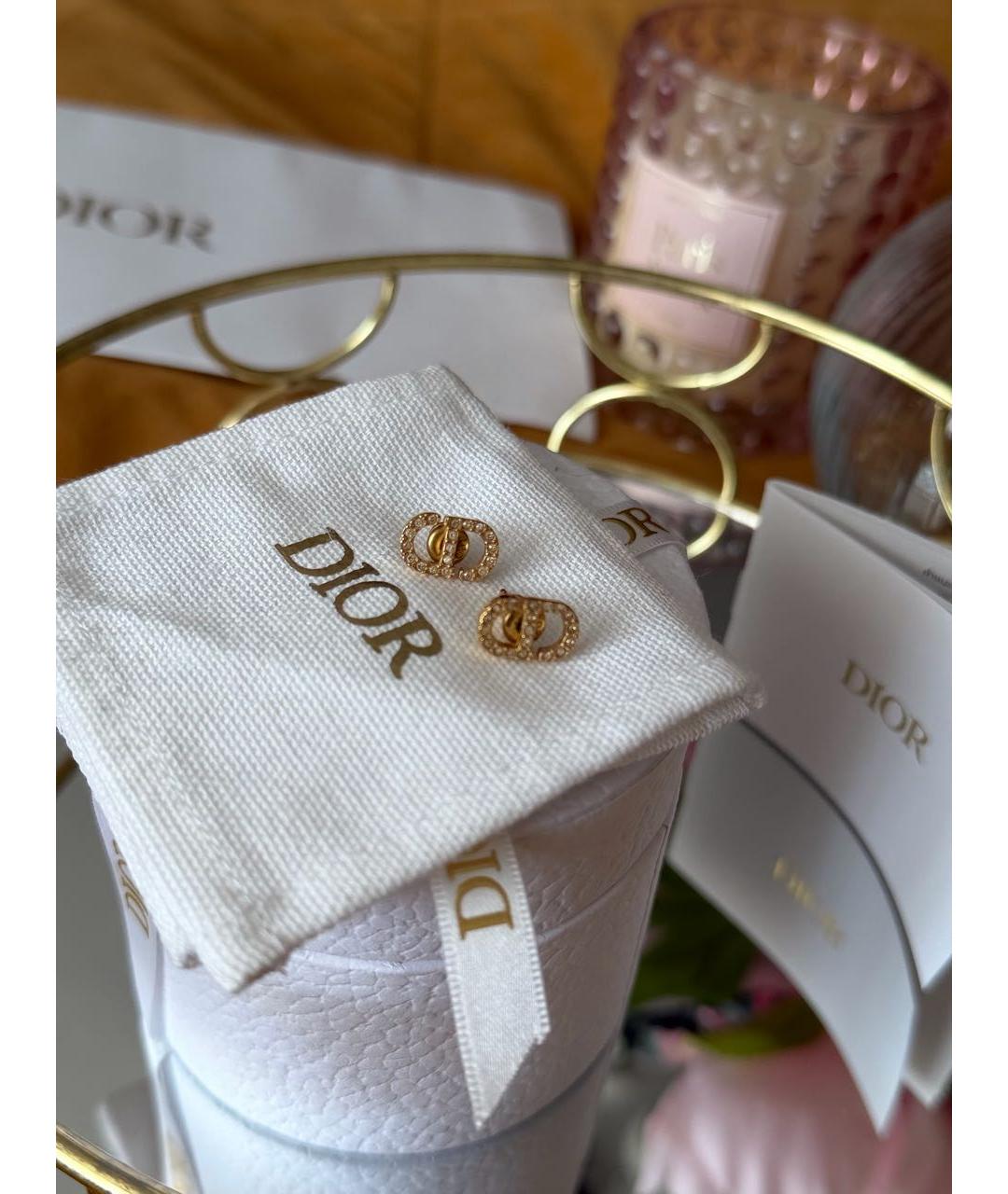 CHRISTIAN DIOR Золотые серьги, фото 2