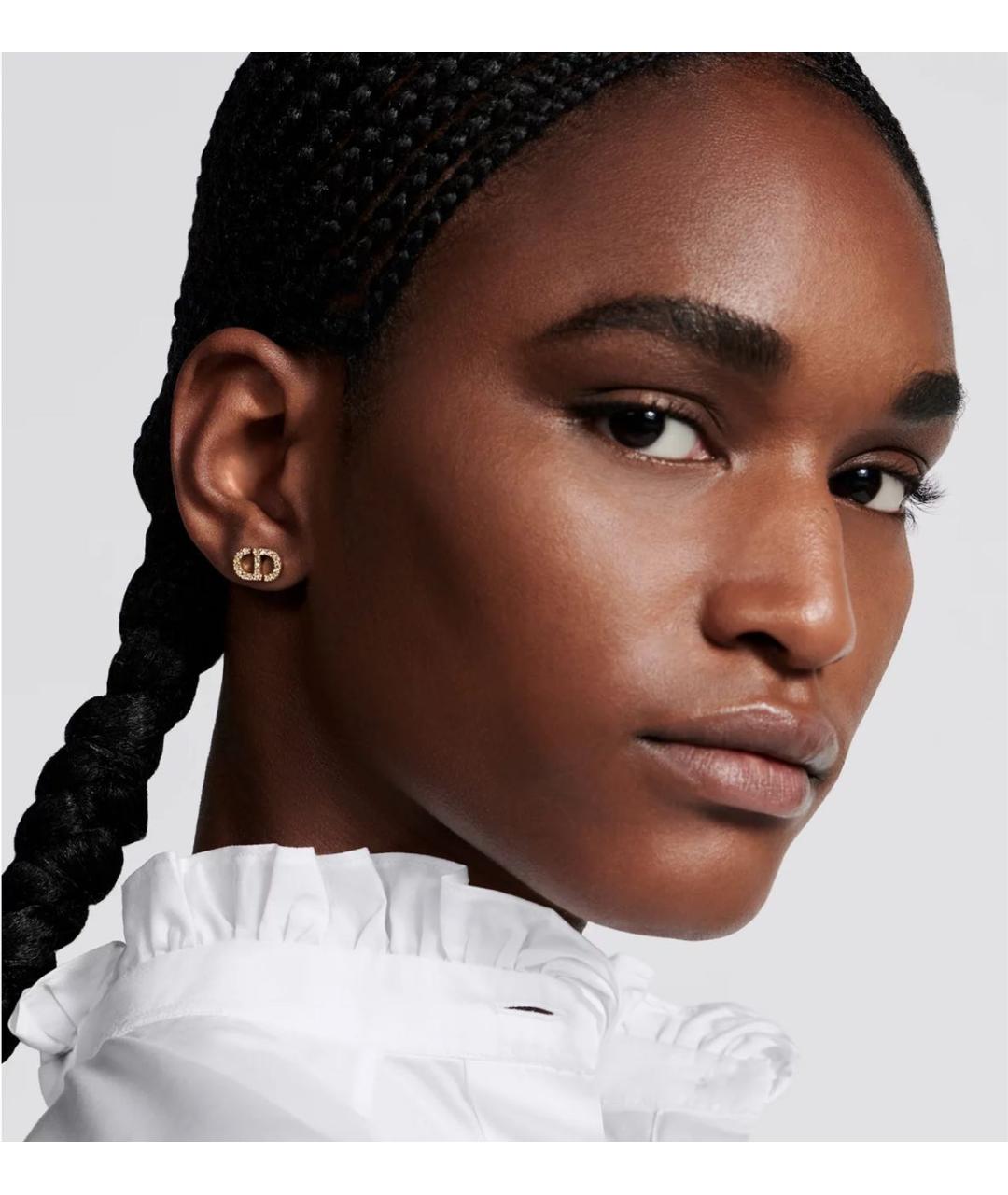 CHRISTIAN DIOR Золотые серьги, фото 4