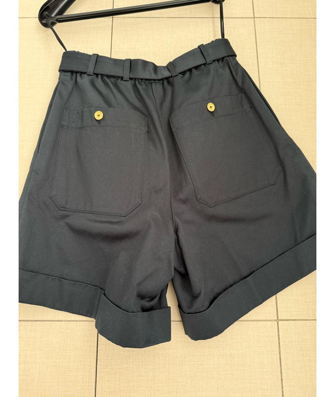 SAINT LAURENT Черные шорты, фото 2