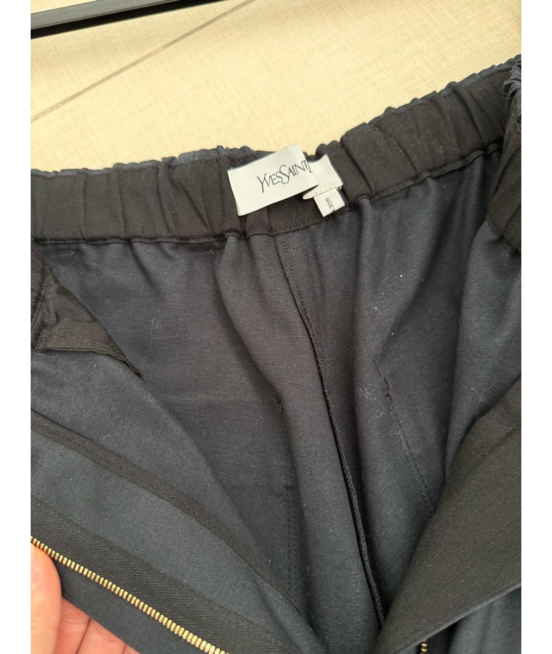 SAINT LAURENT Черные шорты, фото 3
