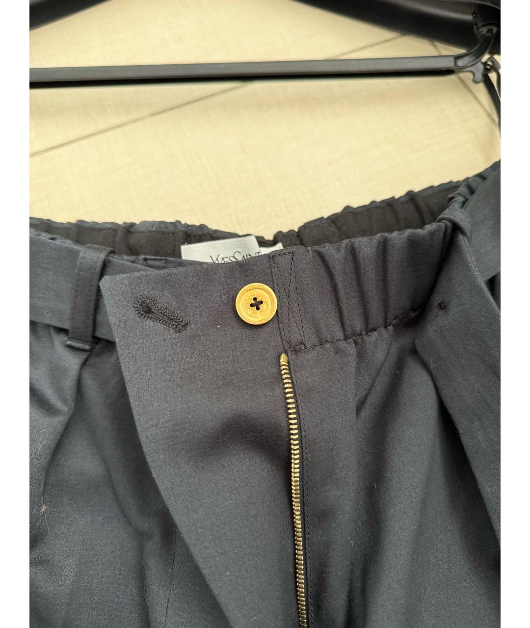 SAINT LAURENT Черные шорты, фото 6