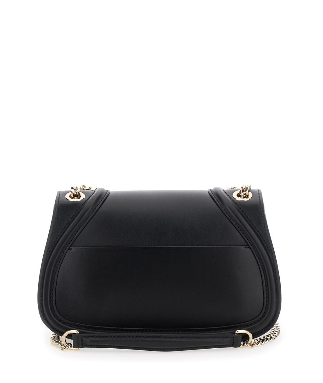 GUCCI Черная кожаная сумка через плечо, фото 2