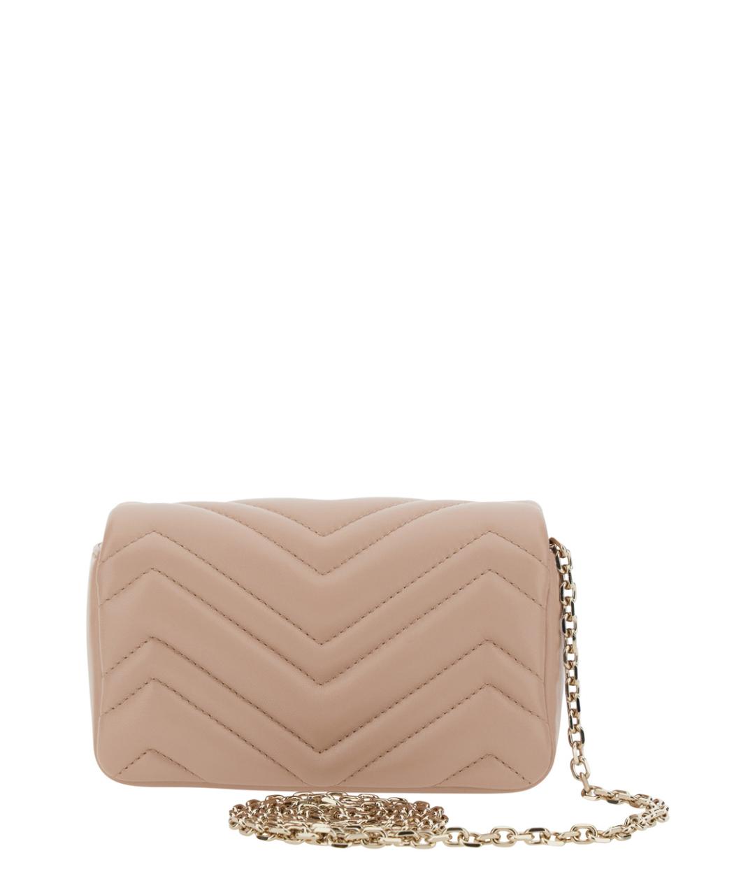 GUCCI Розовая кожаная сумка через плечо, фото 2