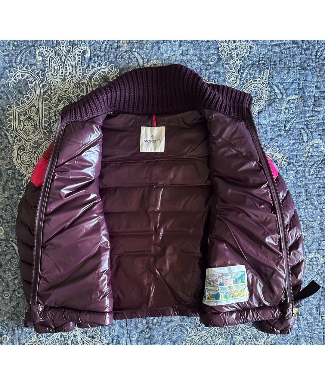 MONCLER Мульти полиамидовый пуховик, фото 3