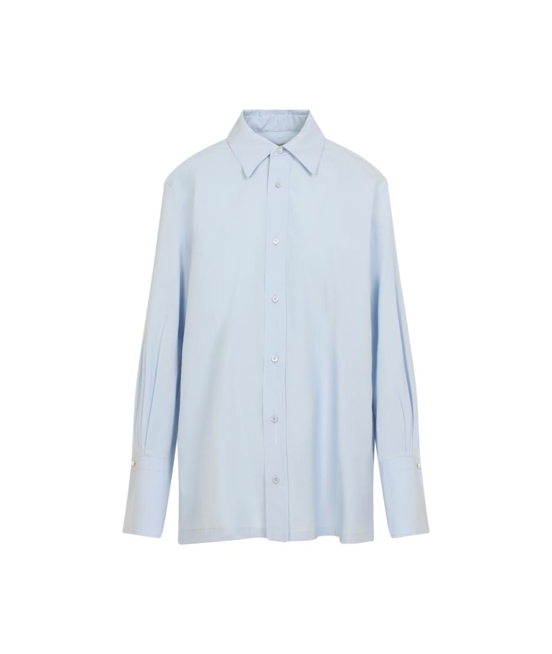 Carven Синяя хлопковая рубашка, фото 1