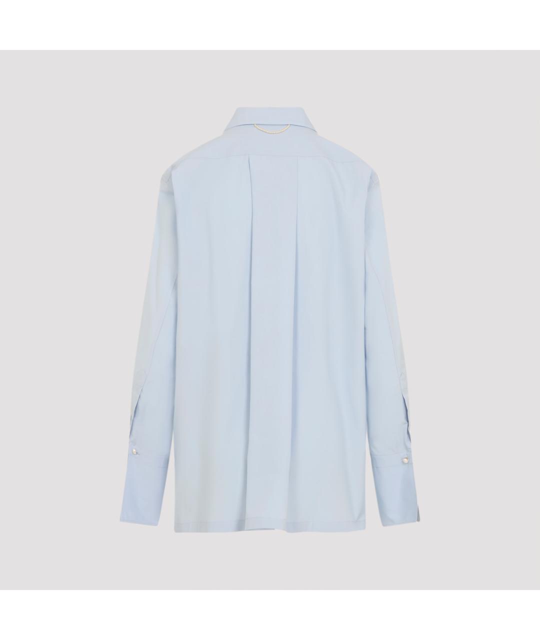 Carven Синяя хлопковая рубашка, фото 2