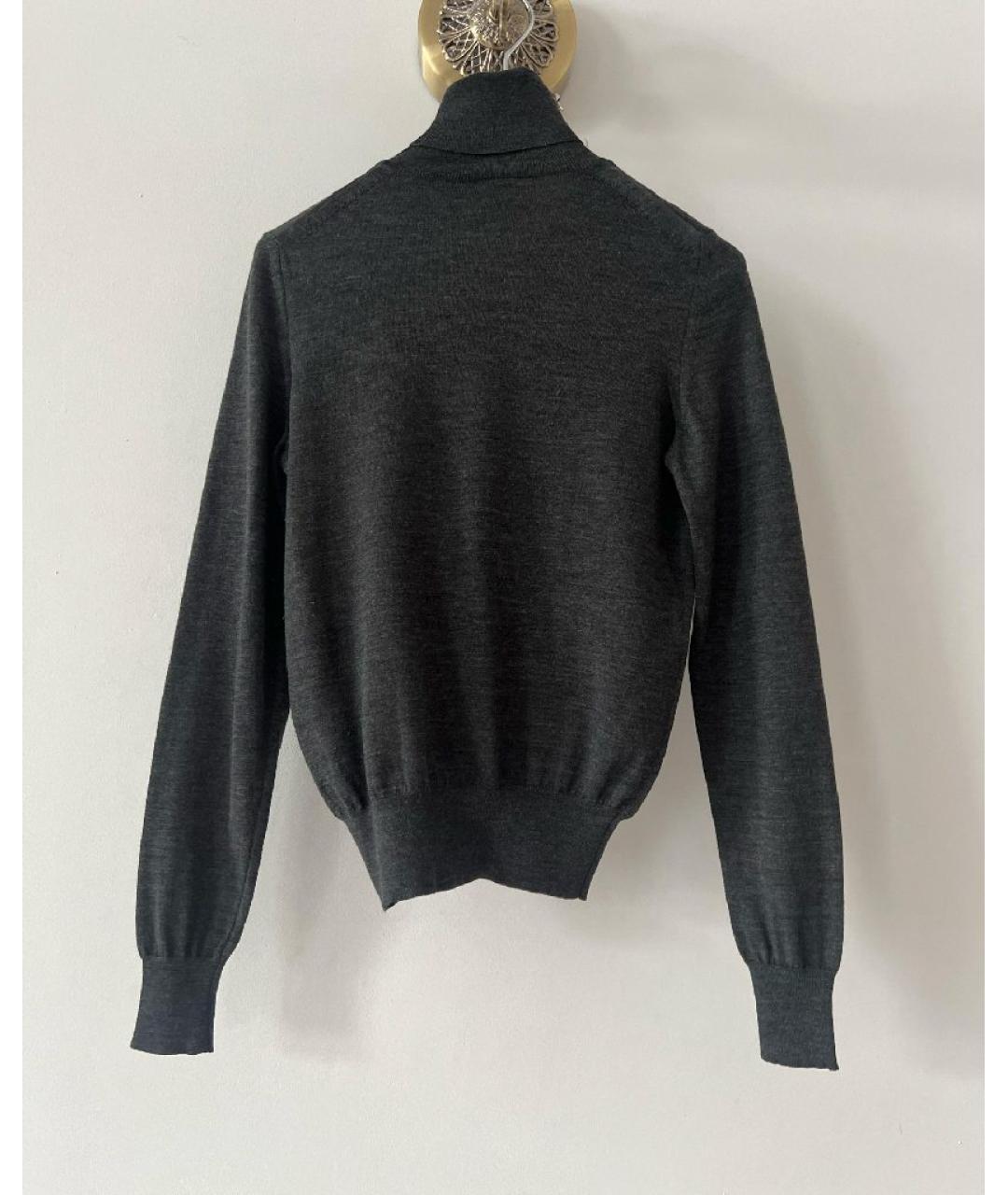 YVES SAINT LAURENT BEAUTY Антрацитовая шерстяная водолазка, фото 2