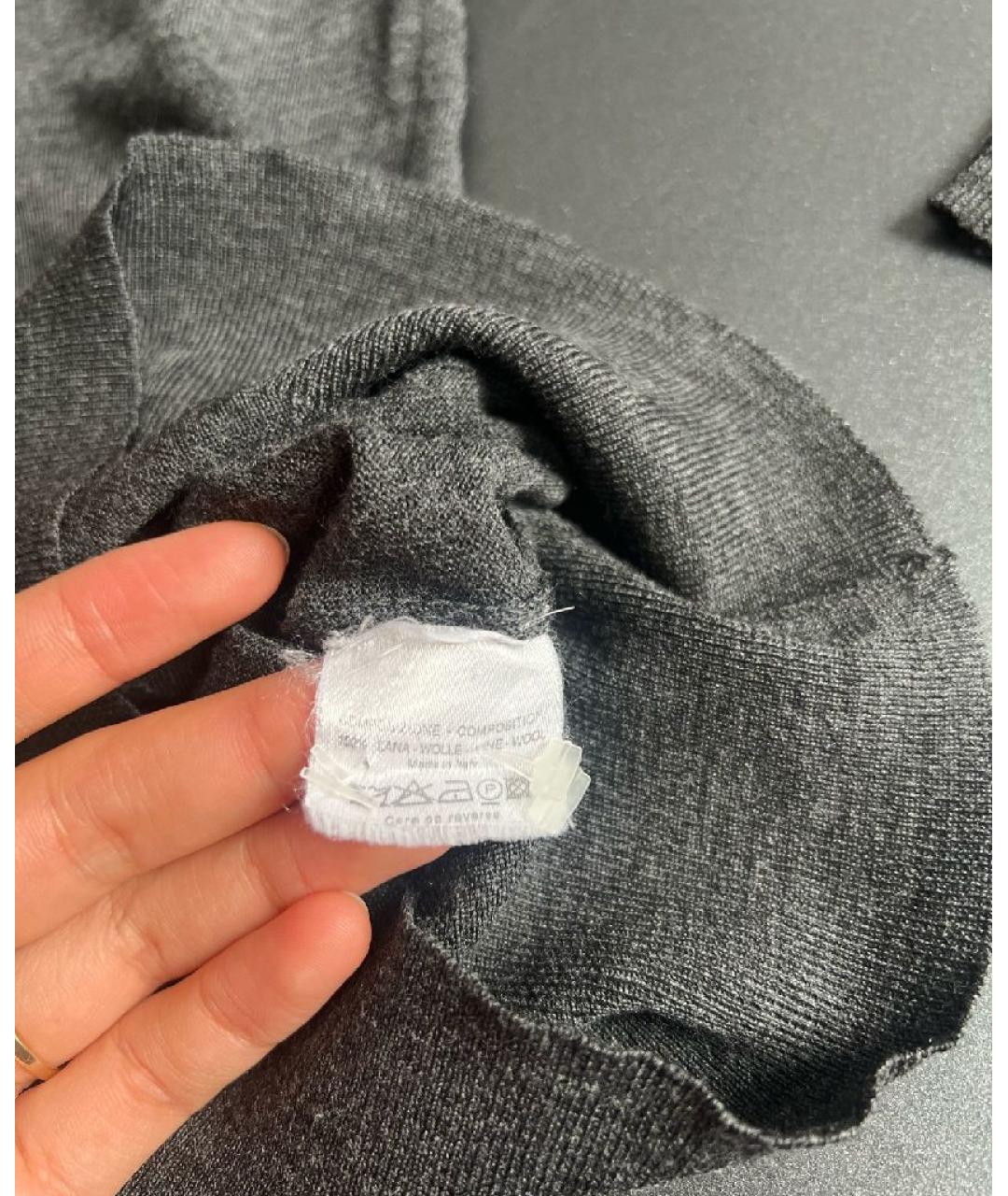 YVES SAINT LAURENT BEAUTY Антрацитовая шерстяная водолазка, фото 4