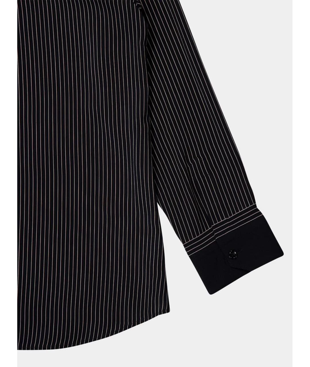 SAINT LAURENT Черная шелковая рубашка, фото 4