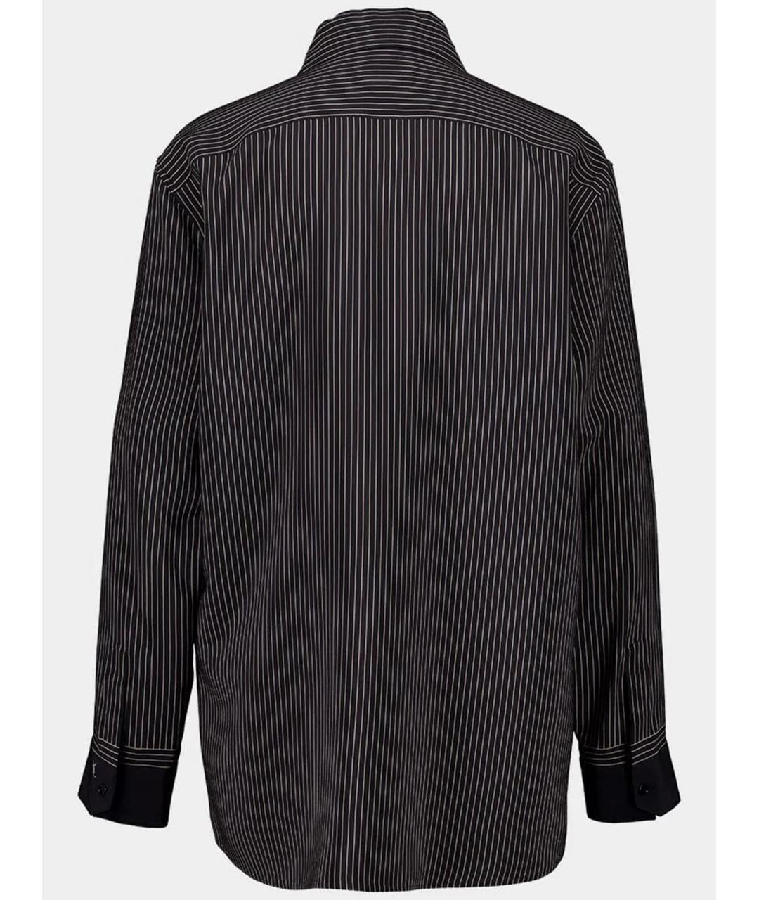 SAINT LAURENT Черная шелковая рубашка, фото 2