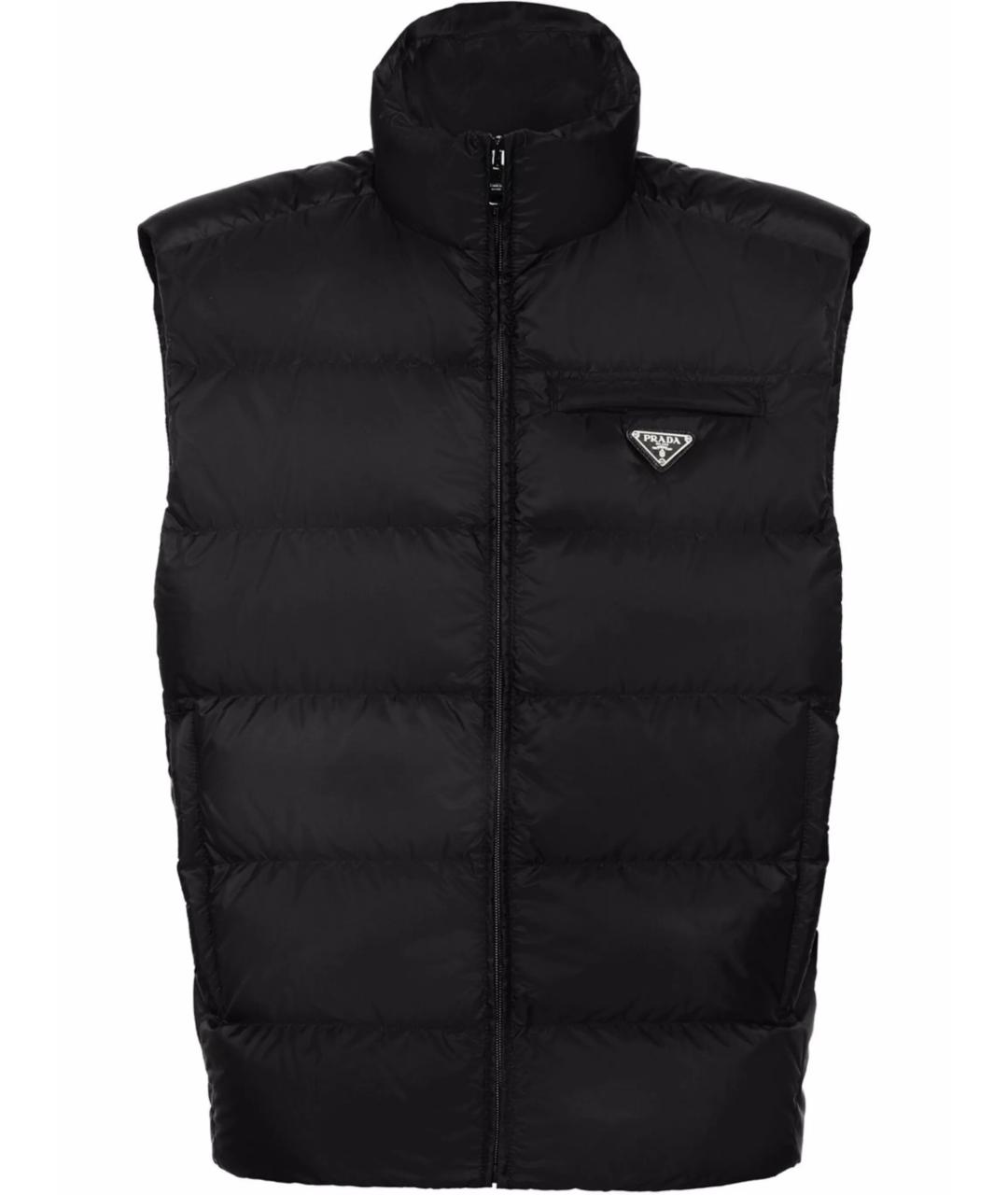 PRADA Черный полиамидовый жилет, фото 1