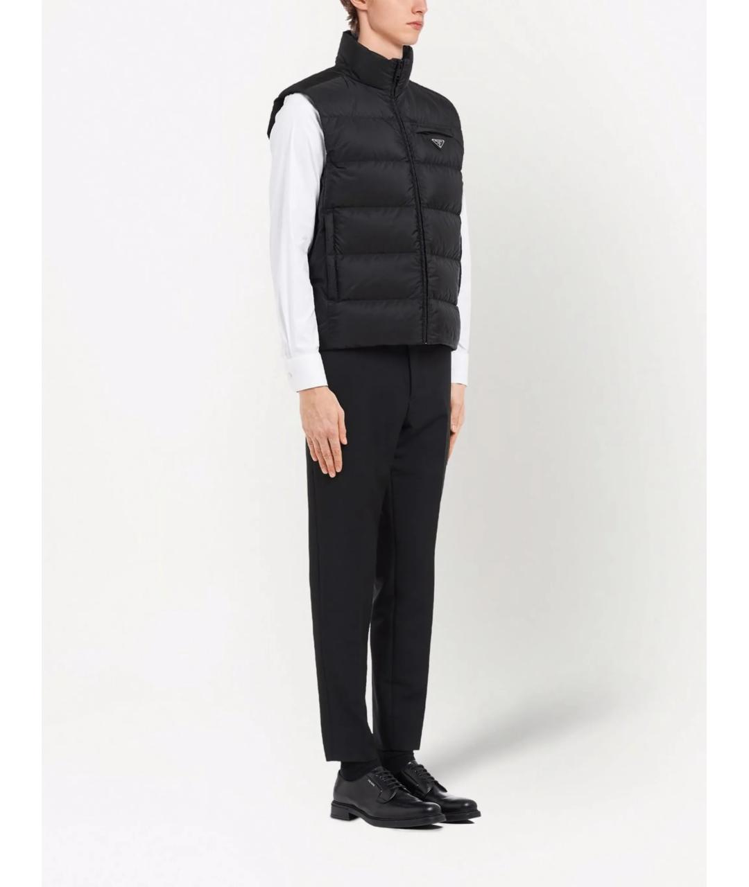 PRADA Черный полиамидовый жилет, фото 3