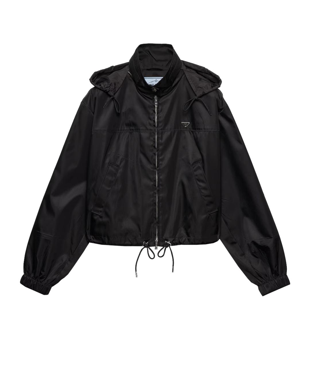 PRADA Черная синтетическая куртка, фото 1