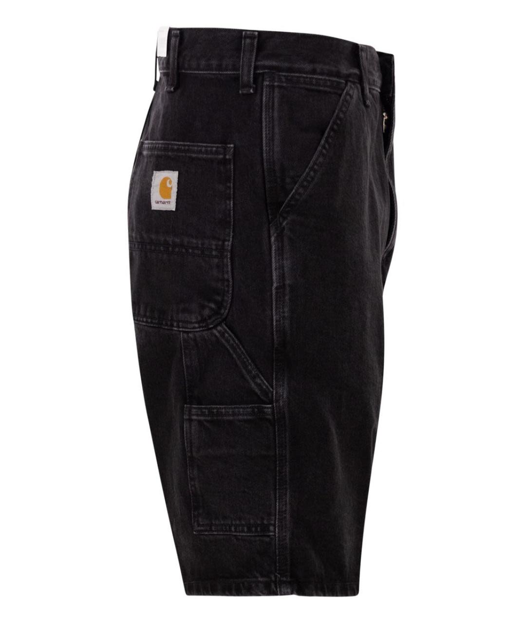 CARHARTT WIP Черные хлопковые шорты, фото 3