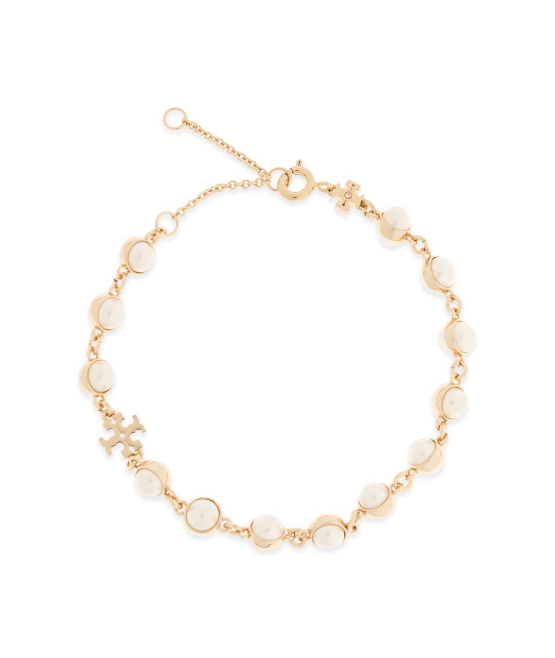 TORY BURCH Золотой металлический браслет, фото 1