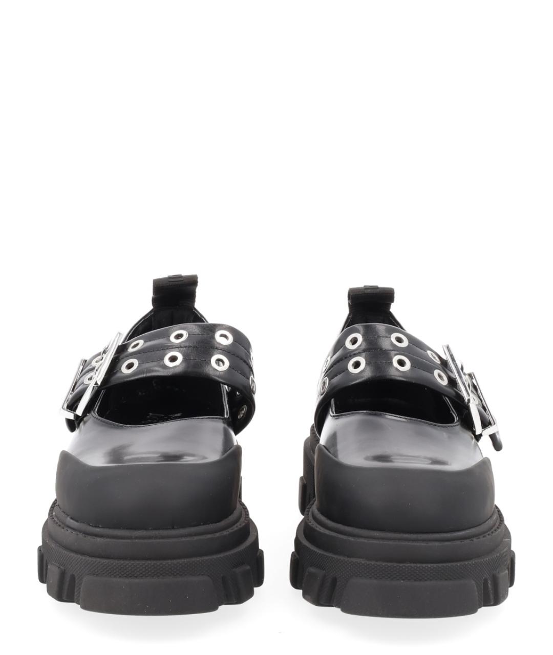 GANNI Черные балетки из искусственной кожи, фото 2