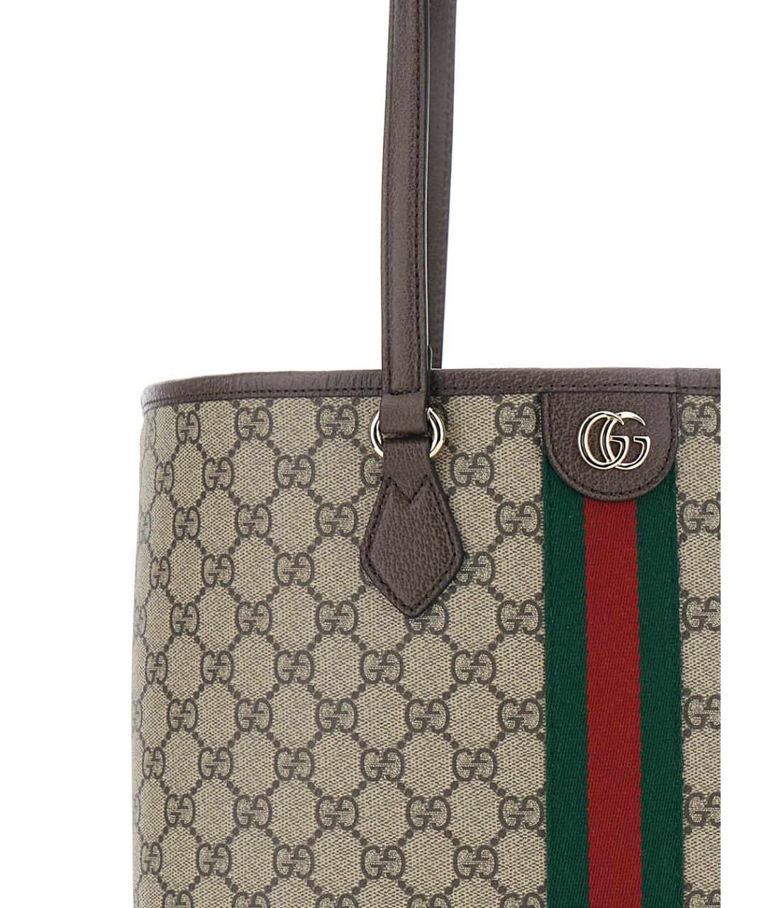 GUCCI Бежевая сумка тоут, фото 3