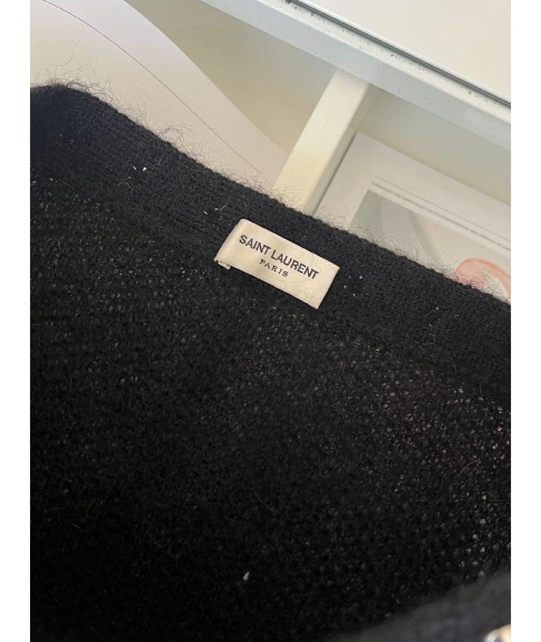 SAINT LAURENT Черный джемпер / свитер, фото 5