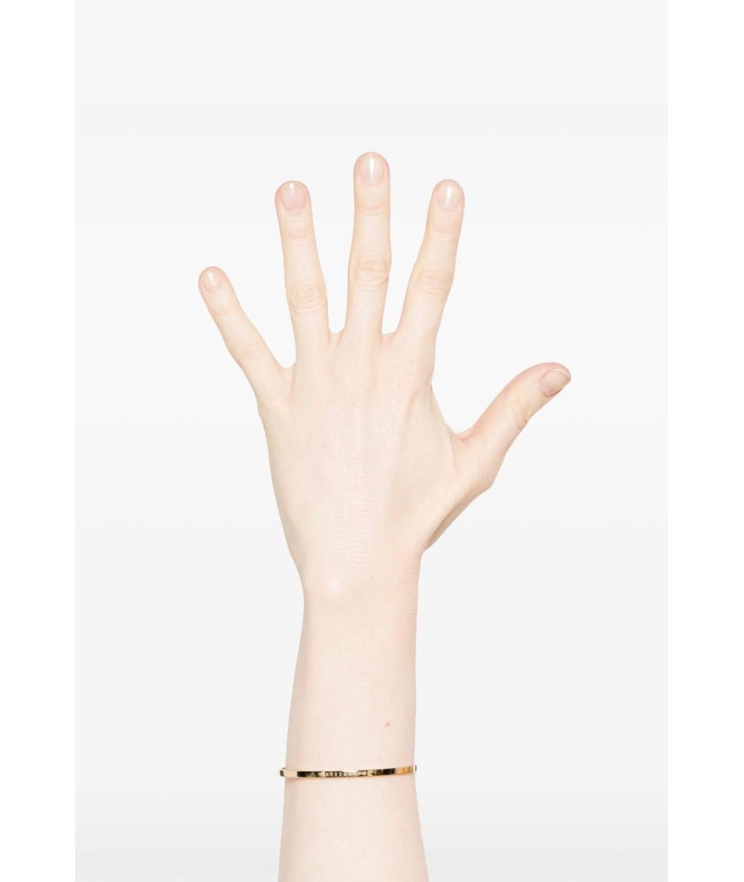 MM6 MAISON MARGIELA Золотой латунный браслет, фото 2