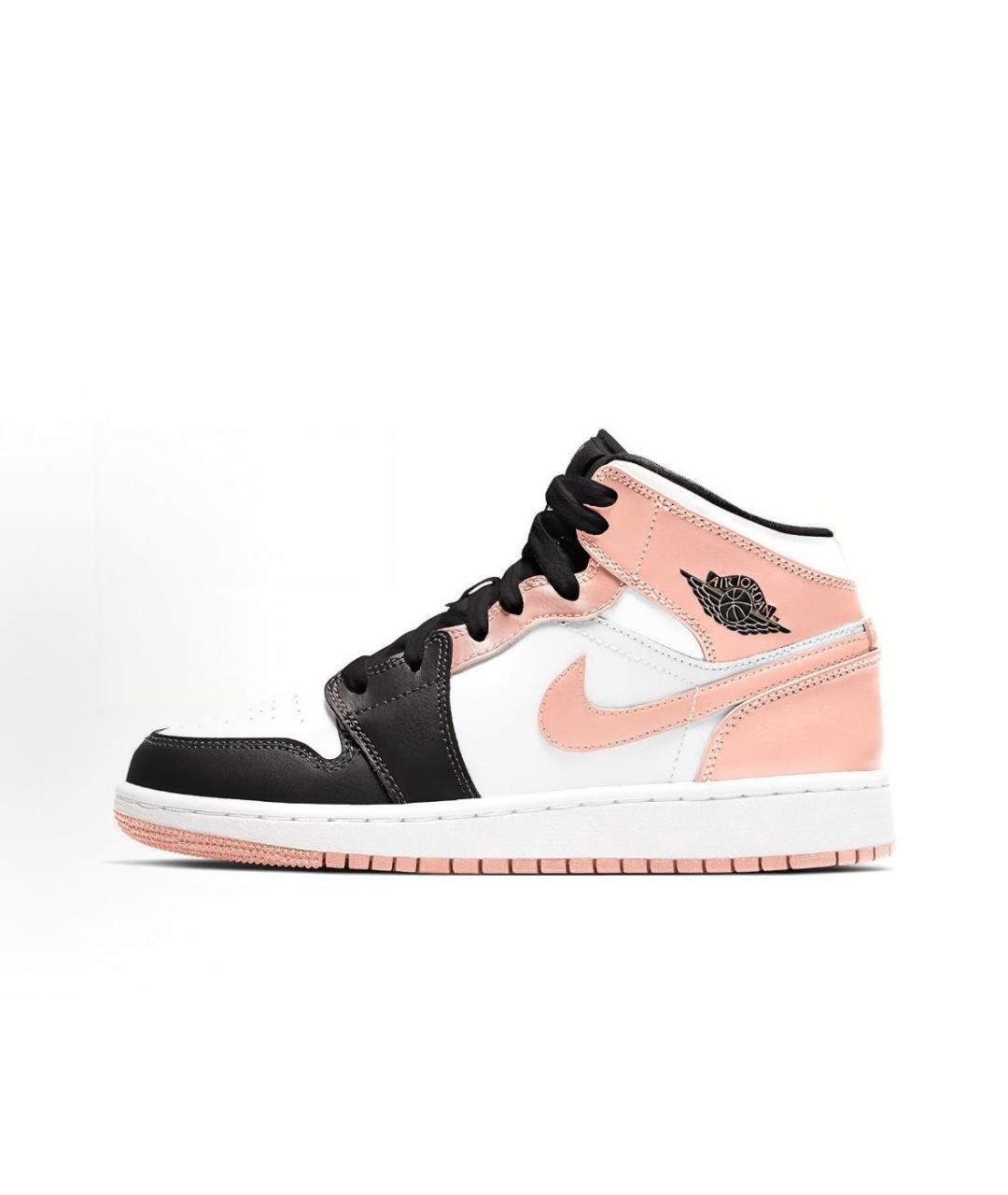 JORDAN Коралловые кожаные кроссовки, фото 3