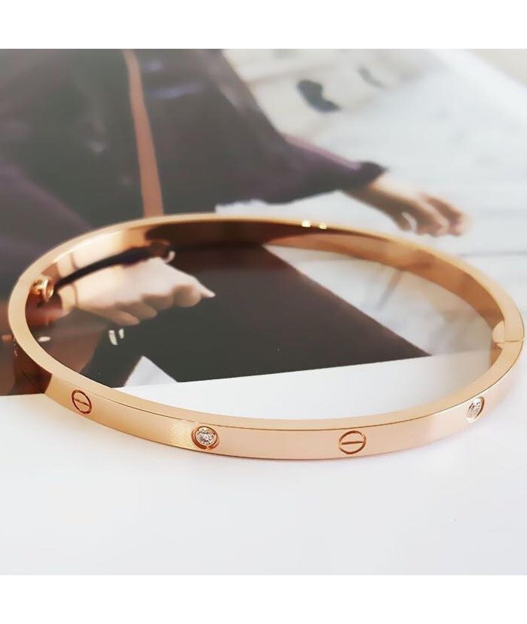 CARTIER Золотой браслет из розового золота, фото 4