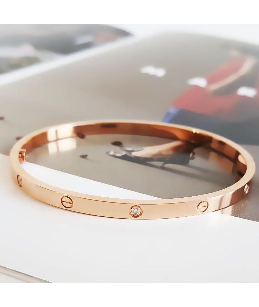 CARTIER Золотой браслет из розового золота, фото 5