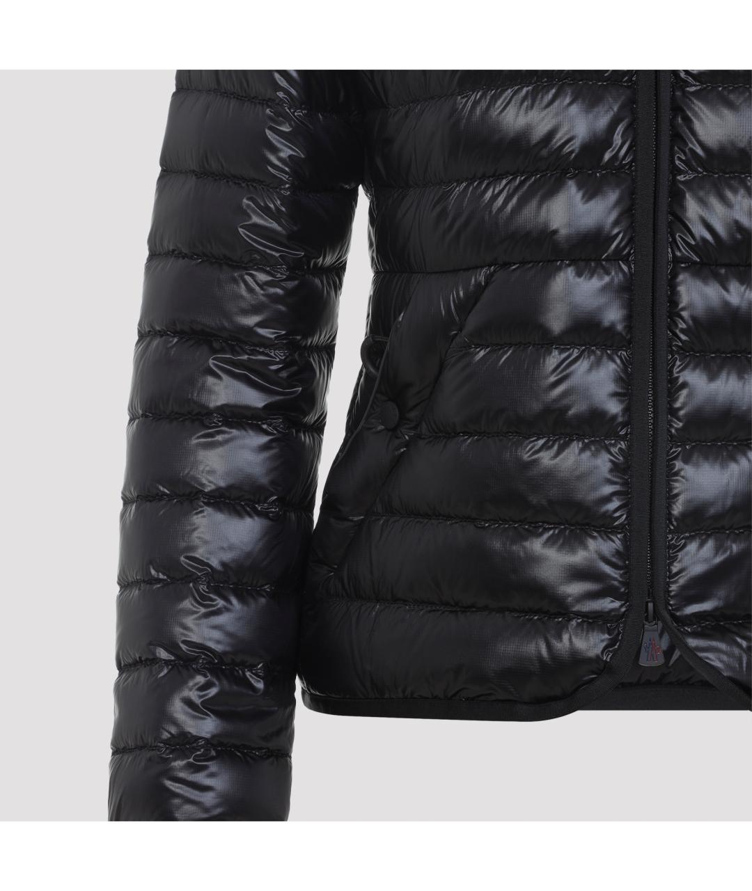 MONCLER GRENOBLE Черный полиамидовый пуховик, фото 5