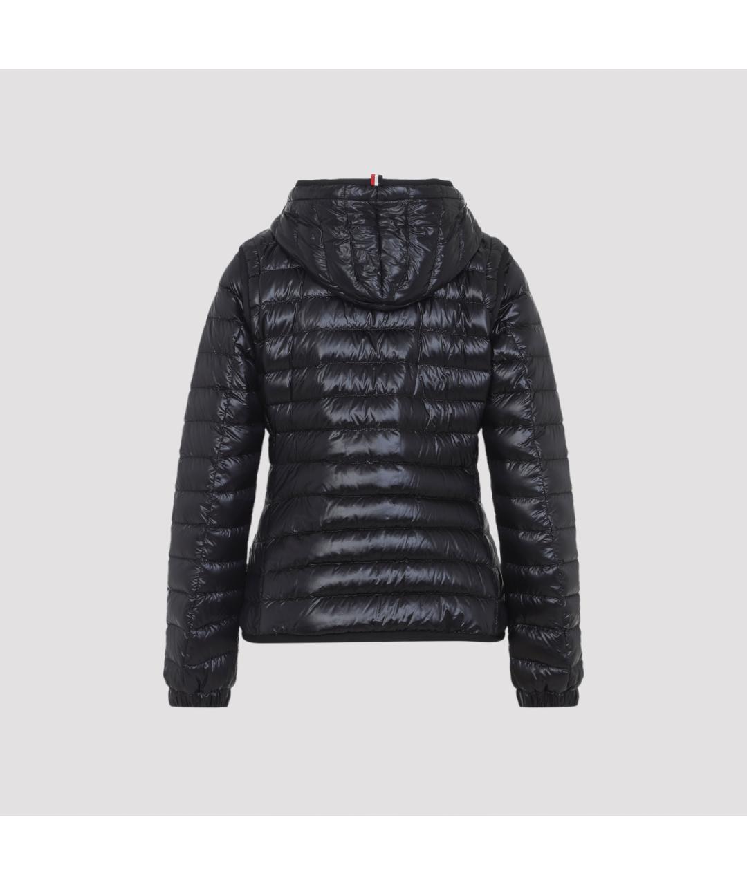 MONCLER GRENOBLE Черный полиамидовый пуховик, фото 3