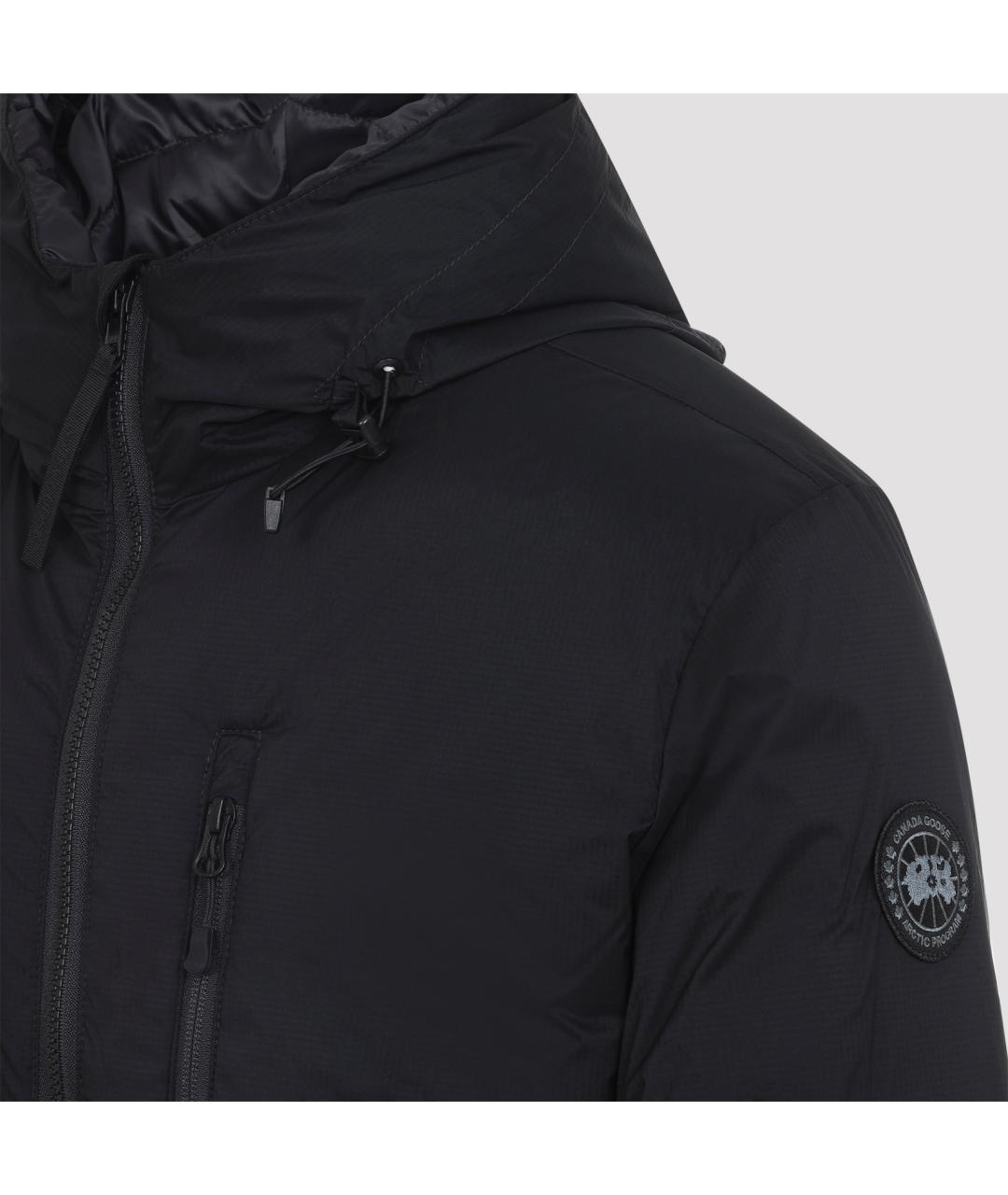 CANADA GOOSE Черный полиэстеровый пуховик, фото 4