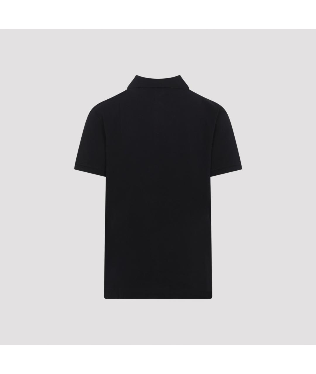 CANADA GOOSE Черное хлопковое поло с коротким рукавом, фото 3