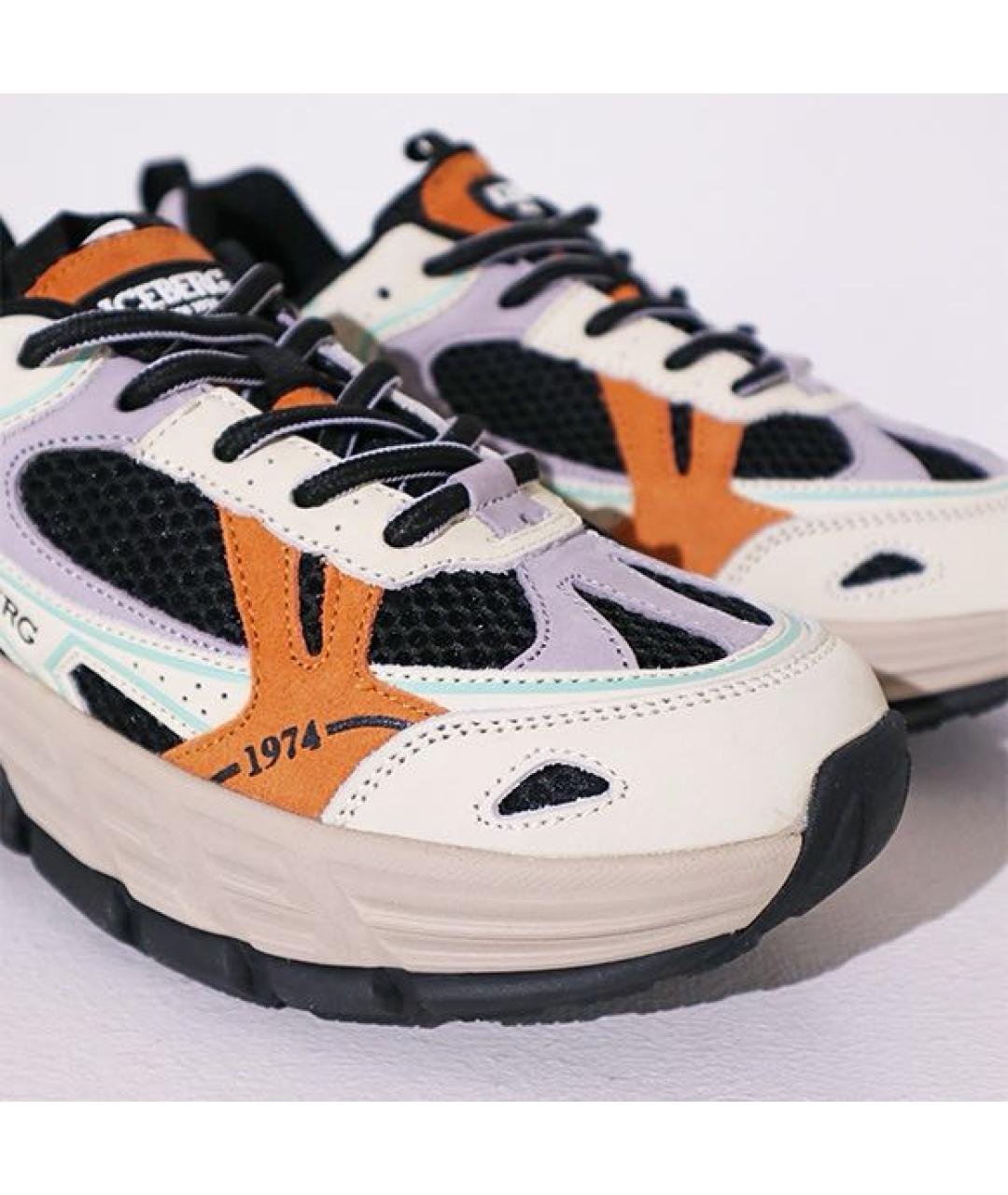 ICEBERG Мульти кожаные кроссовки, фото 2