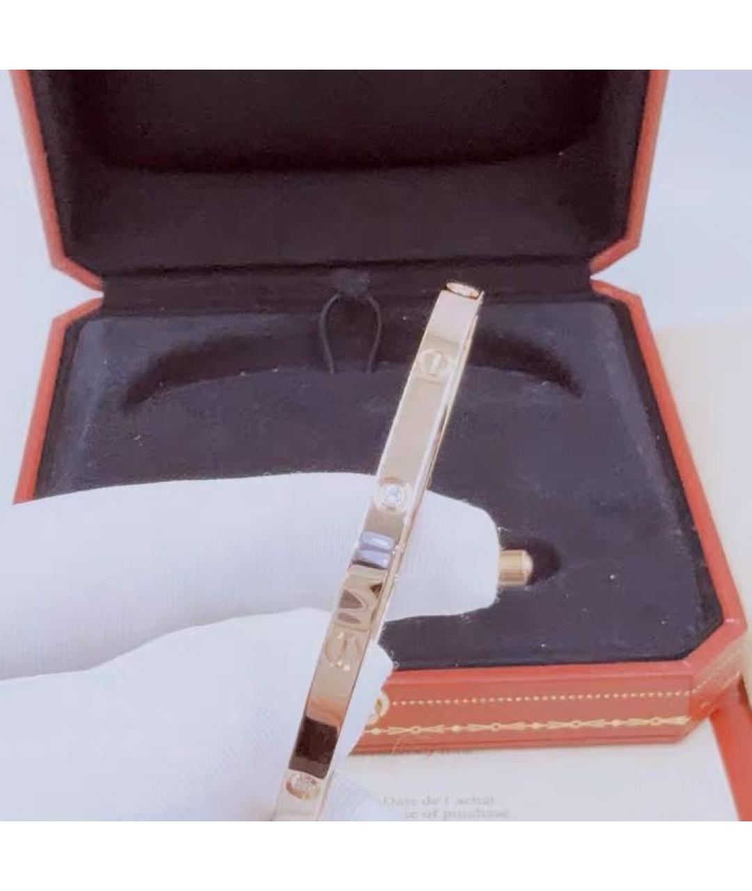 CARTIER Розовый браслет из розового золота, фото 5