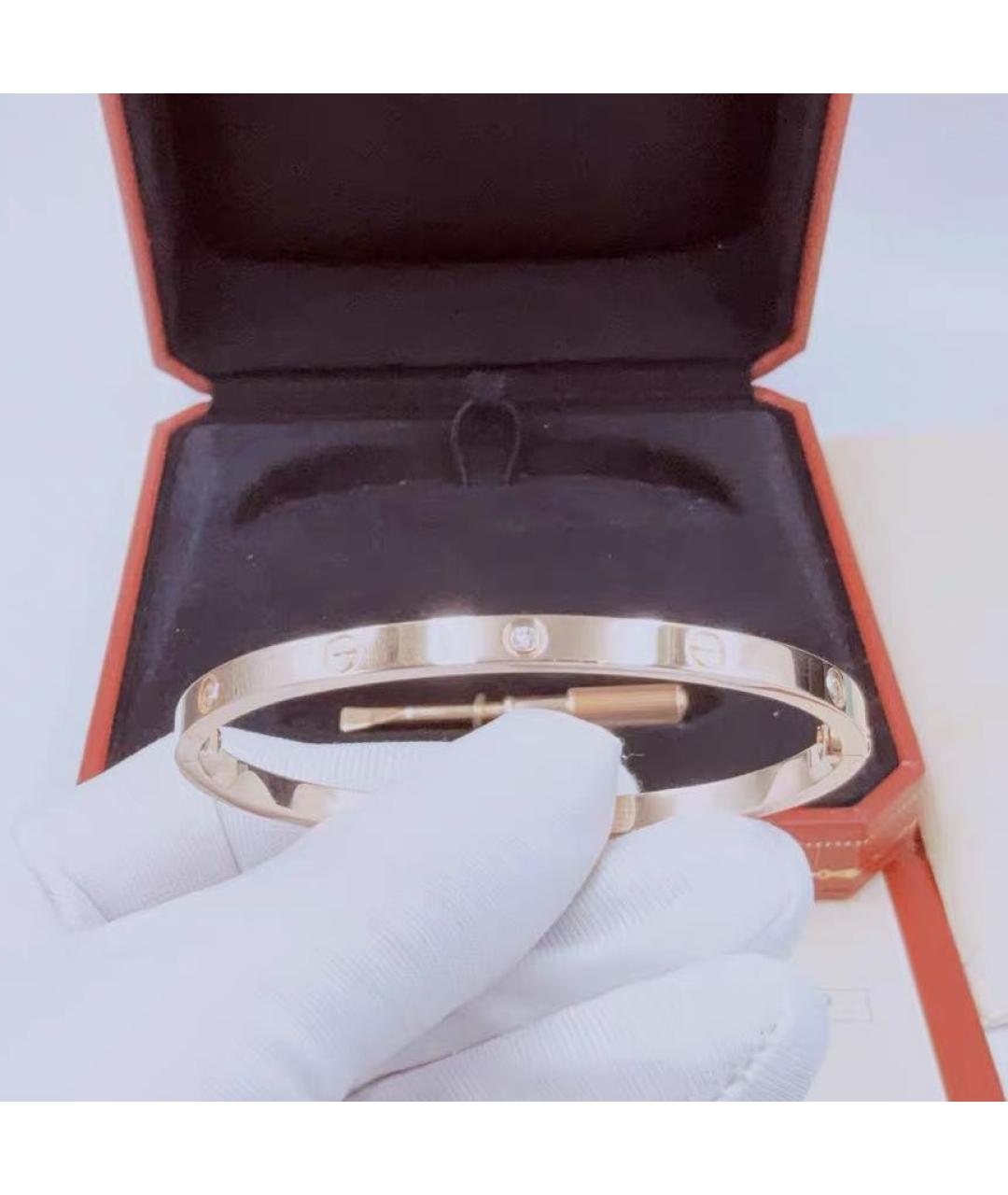 CARTIER Розовый браслет из розового золота, фото 2