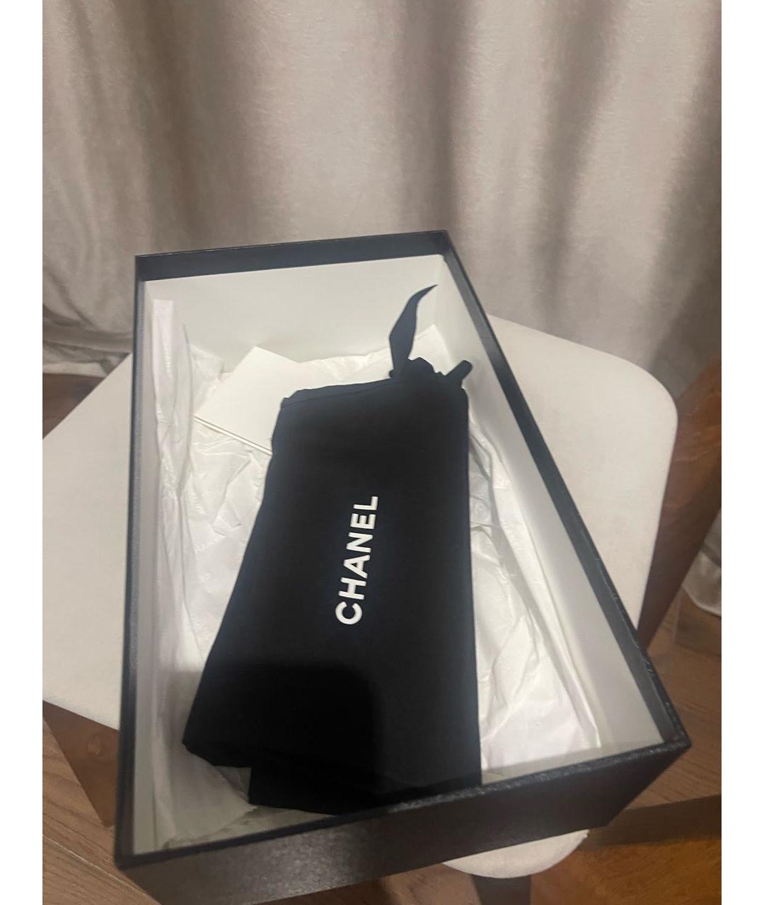 CHANEL Красные кожаные балетки, фото 7