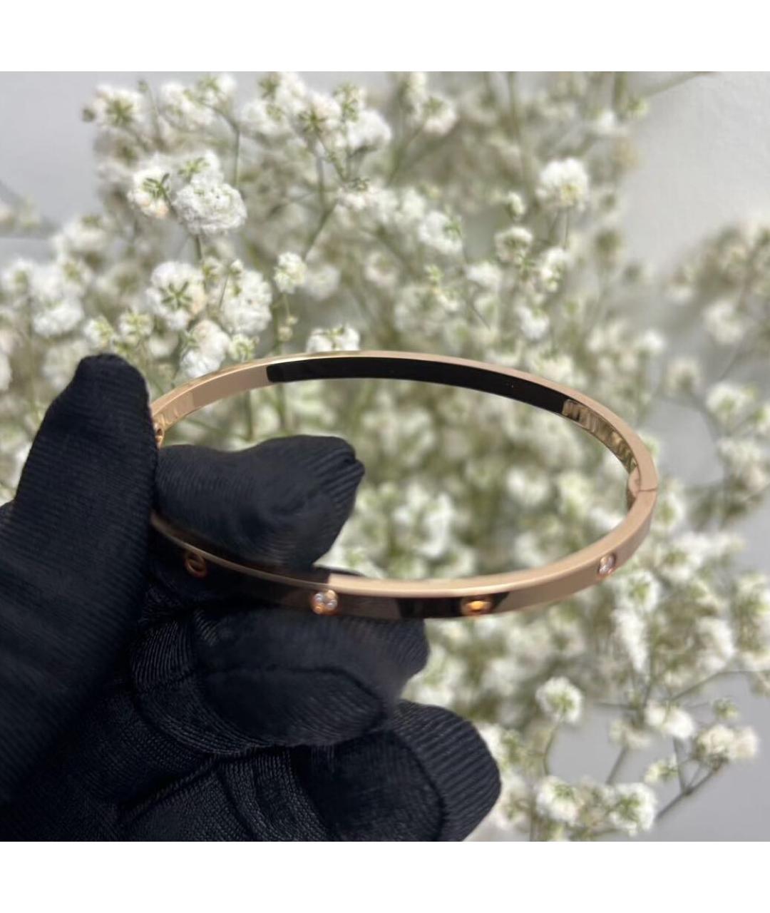 CARTIER Розовый браслет из розового золота, фото 5