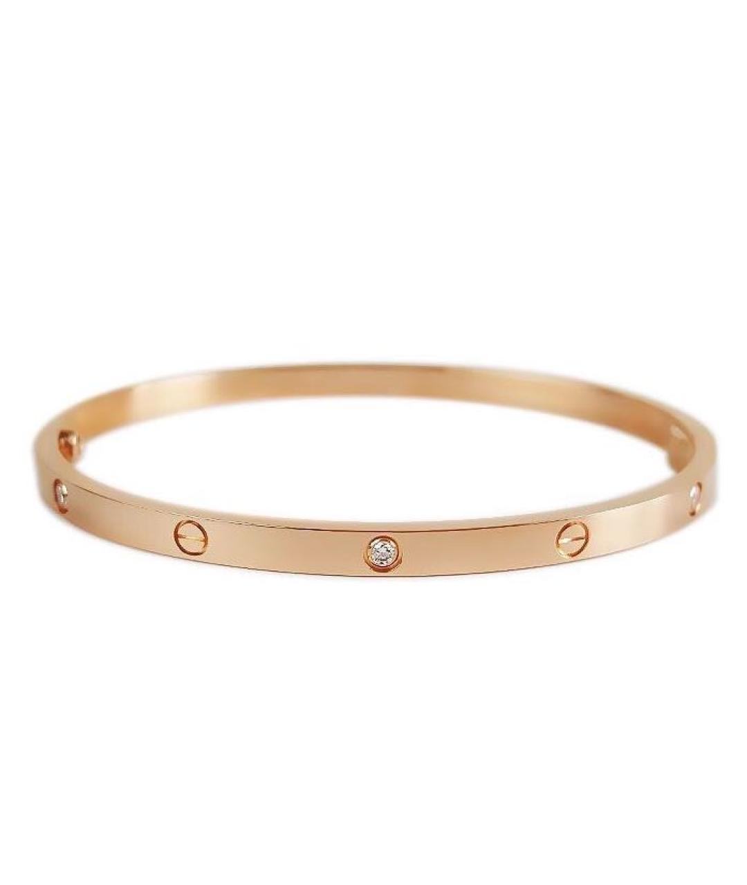 CARTIER Розовый браслет из розового золота, фото 1