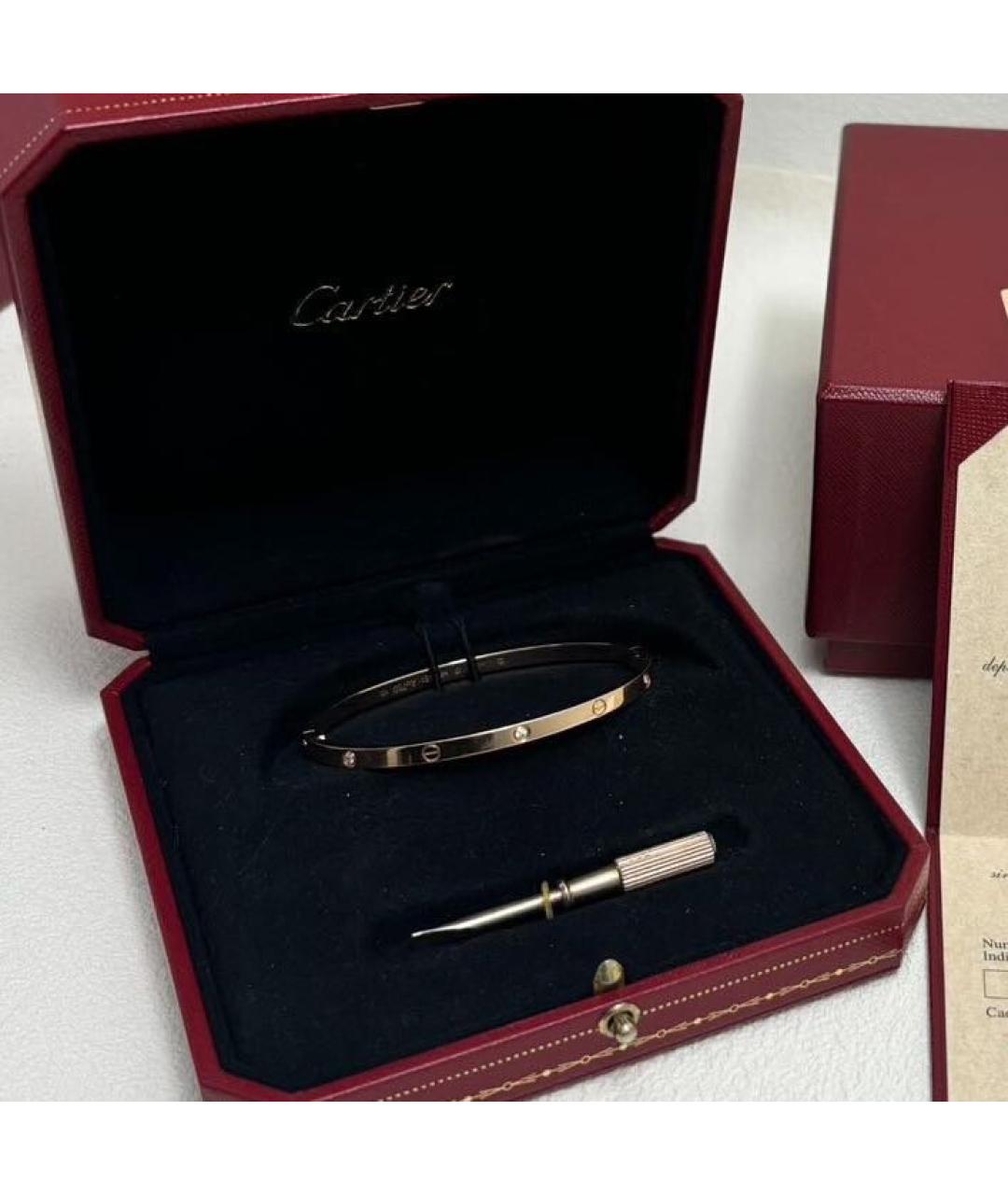 CARTIER Розовый браслет из розового золота, фото 2