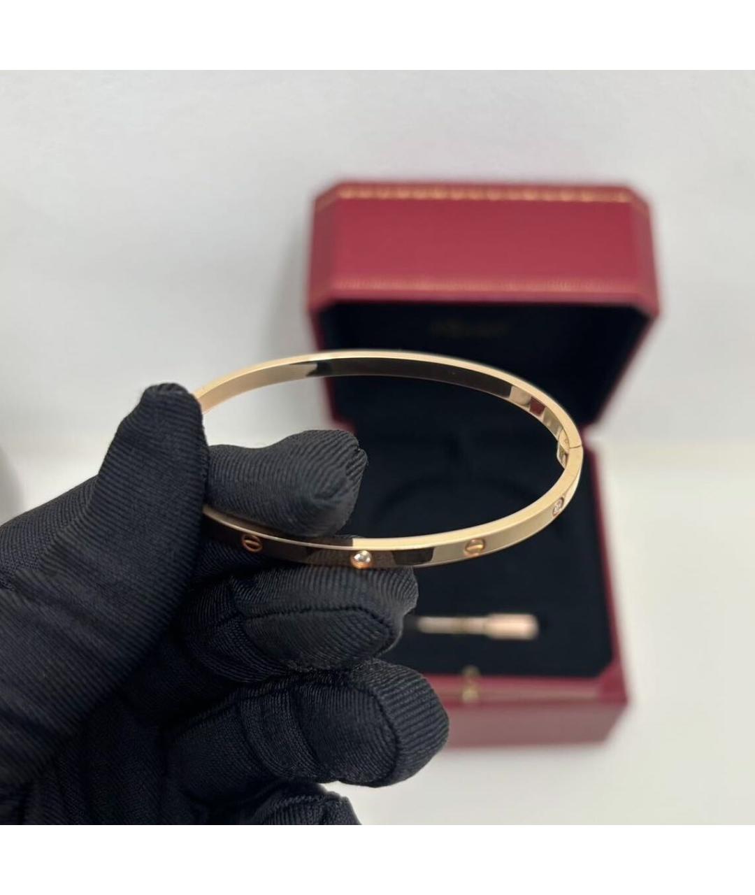 CARTIER Розовый браслет из розового золота, фото 4