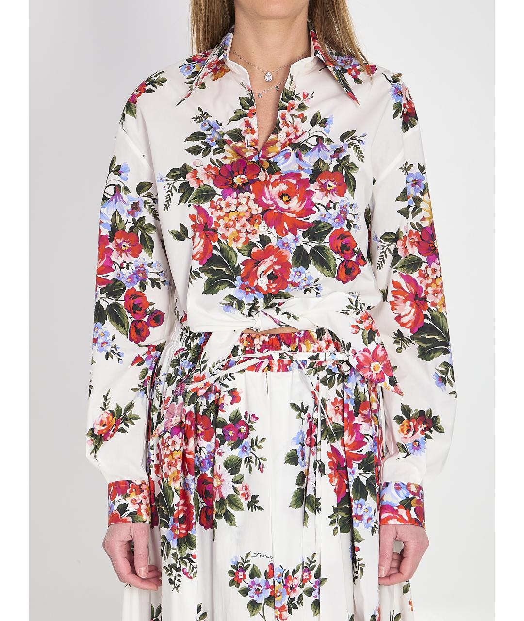 DOLCE&GABBANA Мульти хлопковая рубашка, фото 2